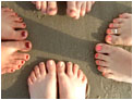 Beach feet